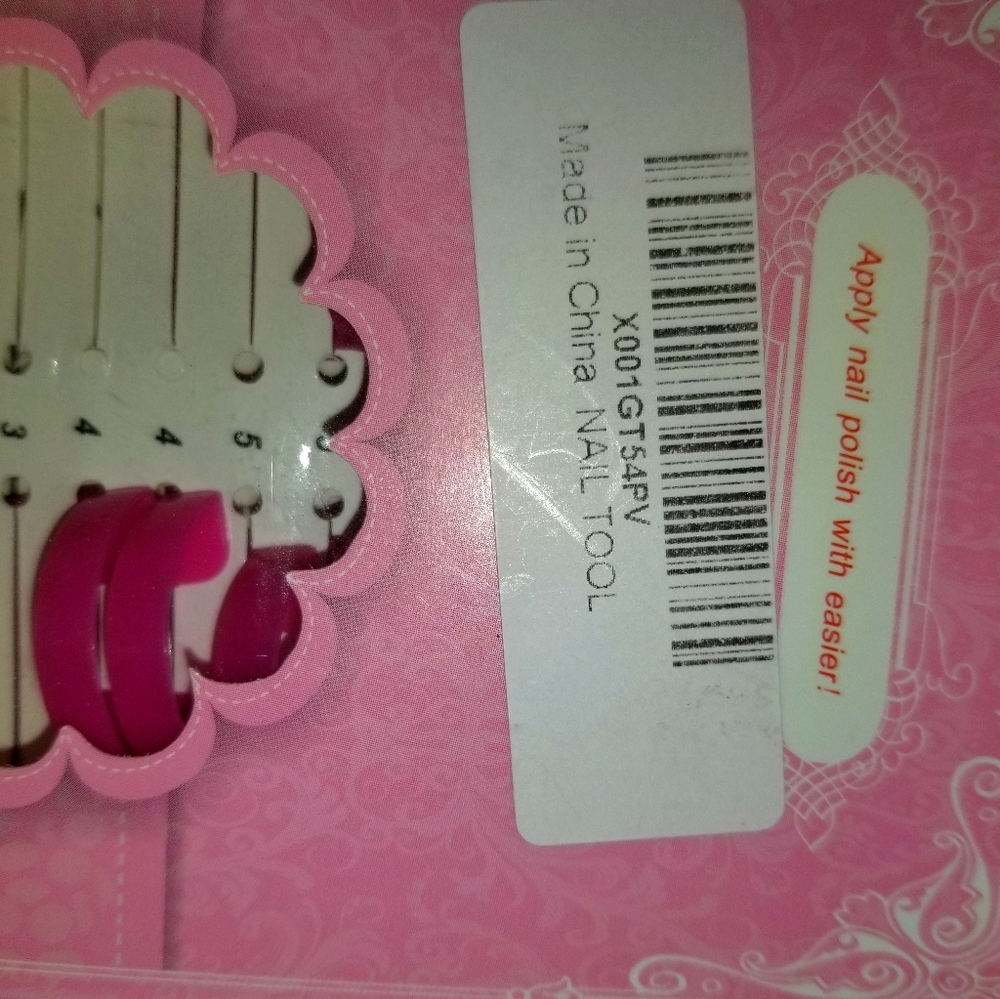 Nail polish painting toolkit, 26 pink aligners